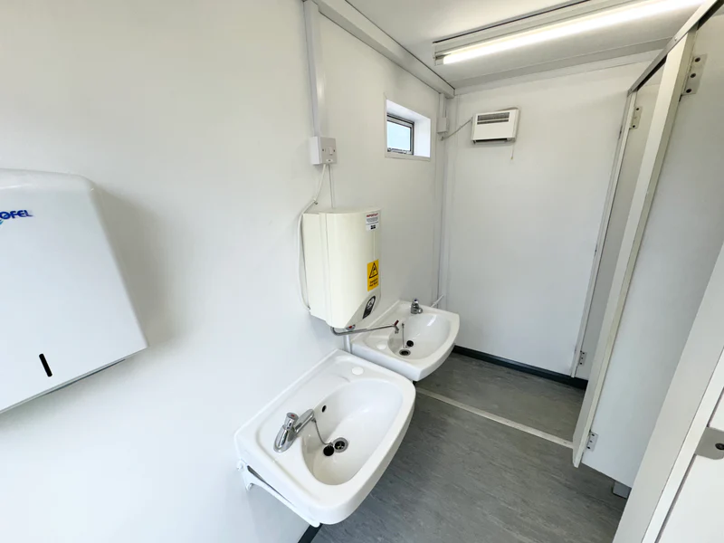 12 x 9 ft | Anti Vandal | 2 + 1 Toilet Block | Portable Building - Image 8
