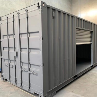 20x8ft Container With Side Roll-Up Door