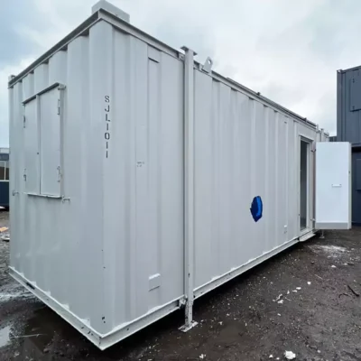 20x8ft Shipping Container Office | Portable Anti-Vandal Building