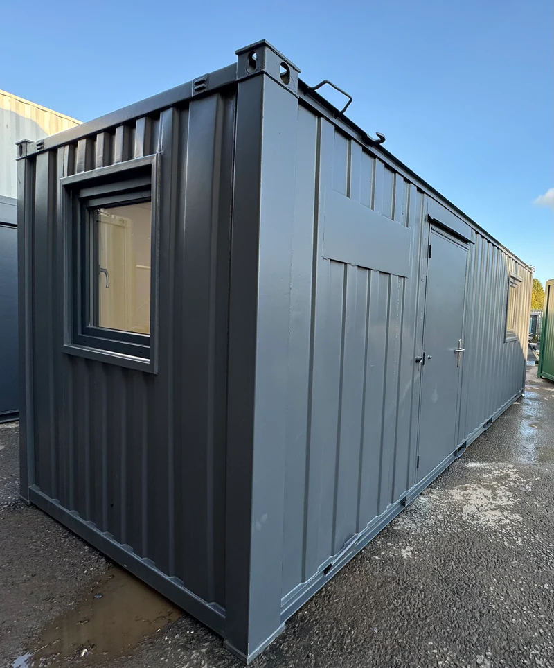 21x8ft Custom Container Office & Store Cabin | Portable Anti-Vandal Building